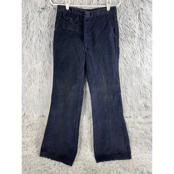 cotler Pants Vintage Cotler Pant Men 3x34 Navy Blue Corduroy Flare